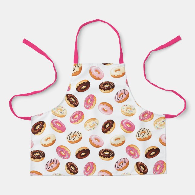 Sweet Donut Pattern Schürze (Vorderseite)