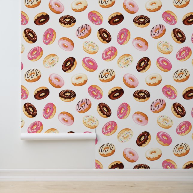 Sweet Donut Pattern Tapete (Anwendung)