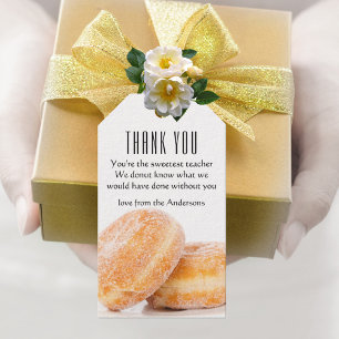 Sweet Donut Vielen Dank, Geschenk Tag Geschenkanhänger