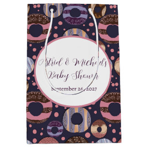Sweet Donuts Lila Girl Baby Dusche Mittlere Geschenktüte