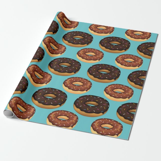 Sweet Donuts Serie Design 5 Geschenkpapier (Ungerollt)