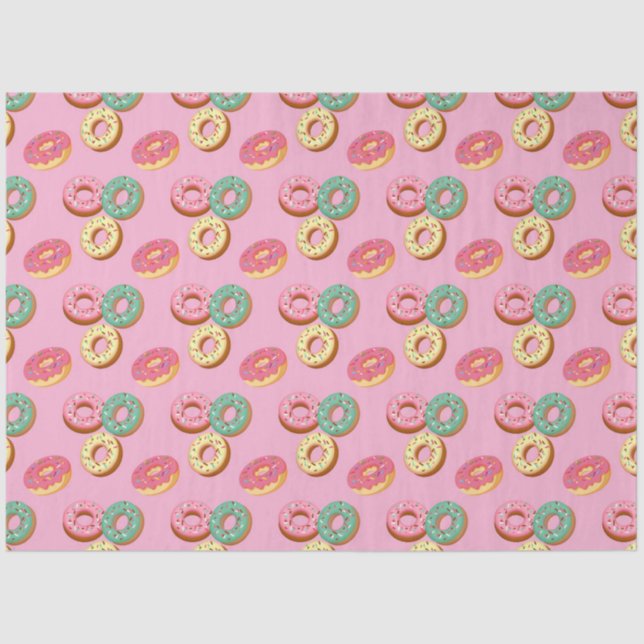 Sweet Donuts Serie Design 7 Seidenpapier (Vorderseite)