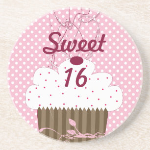 Sweet Dots 16 Cupcake Untersetzer