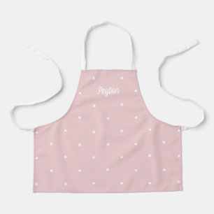 Sweet Dots bearbeitbare Farbe Kid Apron personalis Schürze