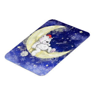Sweet Dreaming Little Bär - Frohe Weihnachten Magnet