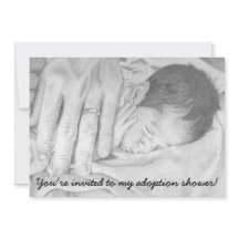 Sweet Dreams Baby, Adoption Dusche Einladung
