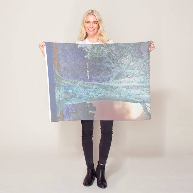 sweet dreams baby blanket.  fleecedecke (Beispiel)