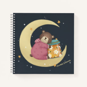 Sweet Dreams: Bären & Honey Illustration Notizbuch
