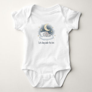 Sweet Dreams Bunny - Lunar Rocker Baby Strampler
