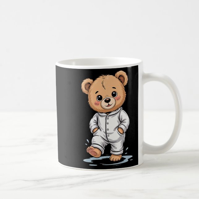 Sweet Dreams Cool Teddy Bear With Pajamas Premium  Kaffeetasse (Rechts)