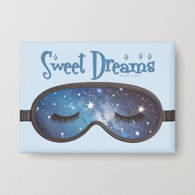 Sweet Dreams Face Mask Button (Vorderseite)