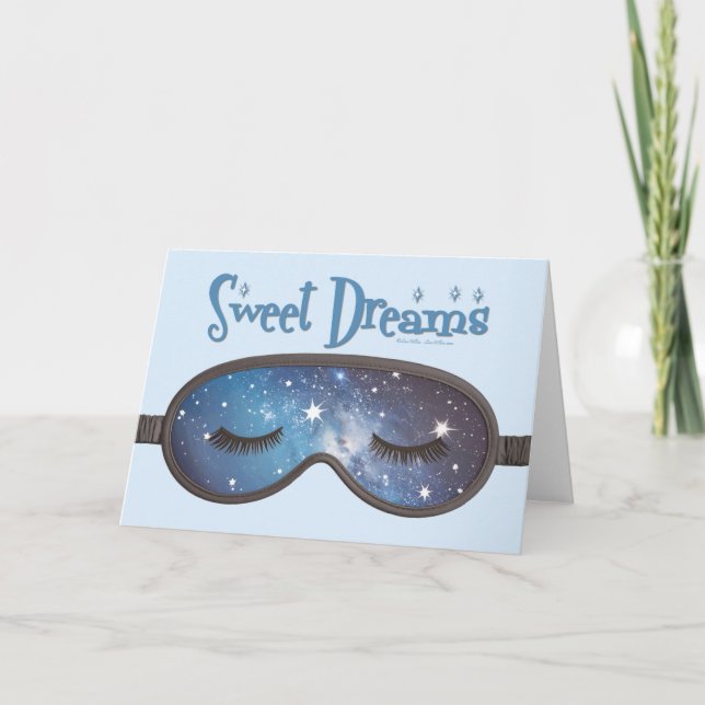 Sweet Dreams Face Mask Karte (Vorderseite)