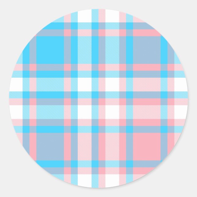 Sweet Dreams Kariert Sticker (Vorderseite)