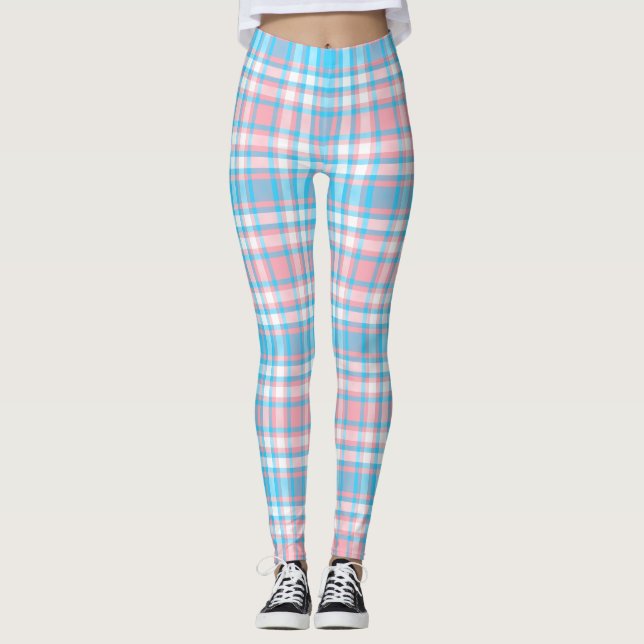 Sweet Dreams Karierte Leggings (Vorderseite)