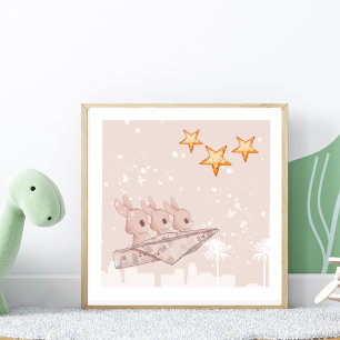 Sweet Dreams Kinderzimmer Art Poster