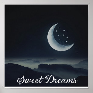 Sweet Dreams Kinderzimmer Poster