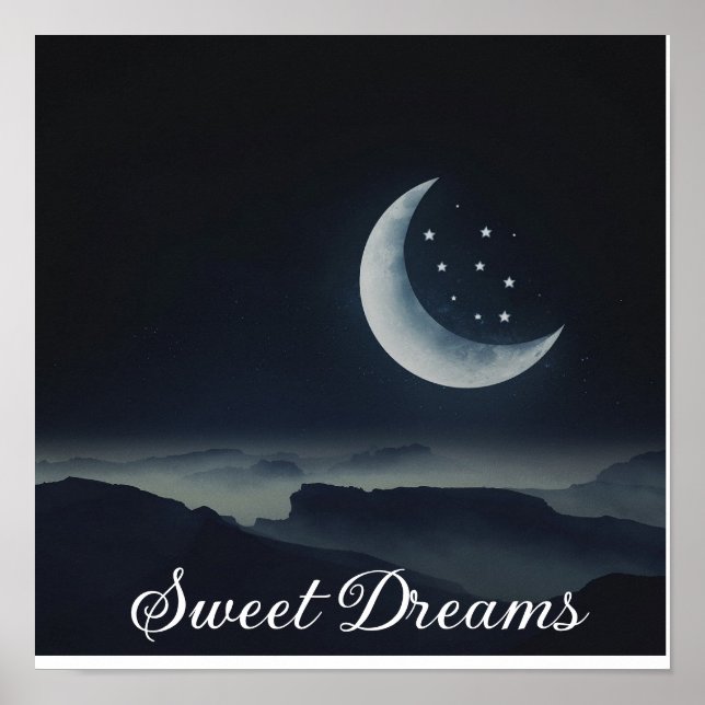 Sweet Dreams Kinderzimmer Poster (Vorne)