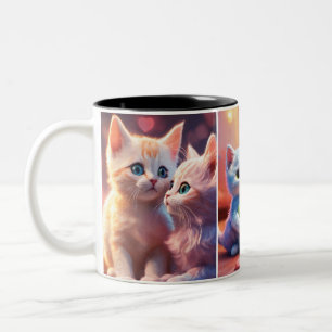 Sweet Dreams" "Kitten CompanionsKlassische Tasse, Zweifarbige Tasse