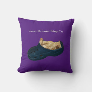 Sweet Dreams Kitty Cat, Throw Cushion Kissen