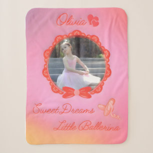 "Sweet Dreams Little Ballerina" Sherpadecke