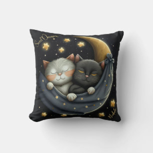 Sweet Dreams Niedlich Design Kitten Personalisiert Kissen