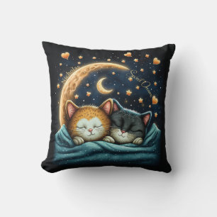 Sweet Dreams Niedlich Design Kitten Personalisiert Kissen