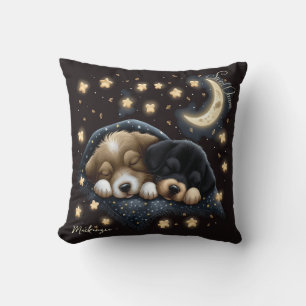 Sweet Dreams Niedlich Design Welpe Personalisiert  Kissen