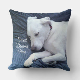 Sweet Dreams Niedlich White Labrador Retriever Mix Kissen