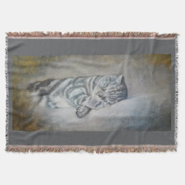 Sweet Dreams of a British Shorthair Decke