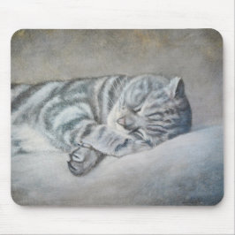 Sweet Dreams of a British Shorthair Mousepad