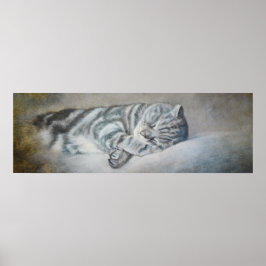 Sweet Dreams of a British Shorthair Poster
