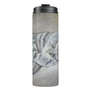 Sweet Dreams of a British Shorthair Thermosbecher