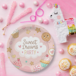 Sweet Dreams Party – Cute Pastel Dessert Celebrati Pappteller
