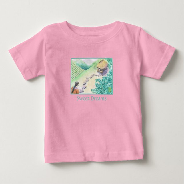 Sweet Dreams Pink Baby T - Shirt (Vorderseite)