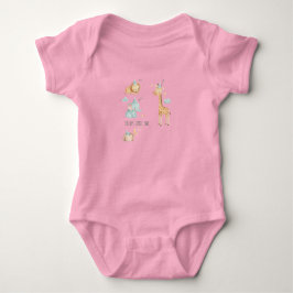 Sweet Dreams Safari Baby Bodysuit | Personalized Baby Strampler
