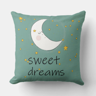 Sweet Dreams Sleeping Moon Kissen