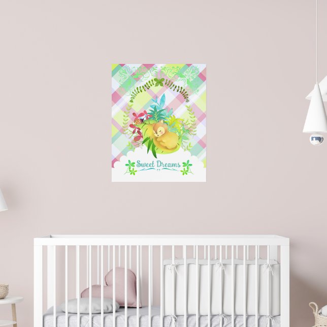 Sweet Dreams Squirrel Poster (Kinderzimmer 2)