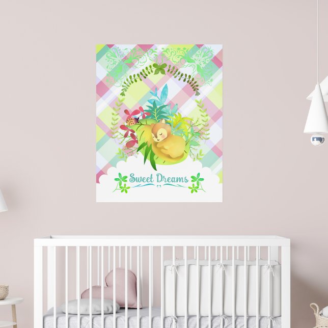 Sweet Dreams Squirrel Poster (Kinderzimmer 2)
