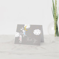 Sweet Dreams Twin Bunny Danke Karte