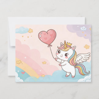 Sweet Dreams Unicorn Postkarte