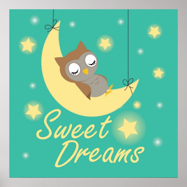 Sweet Dreams wünscht Design. Poster (Vorne)