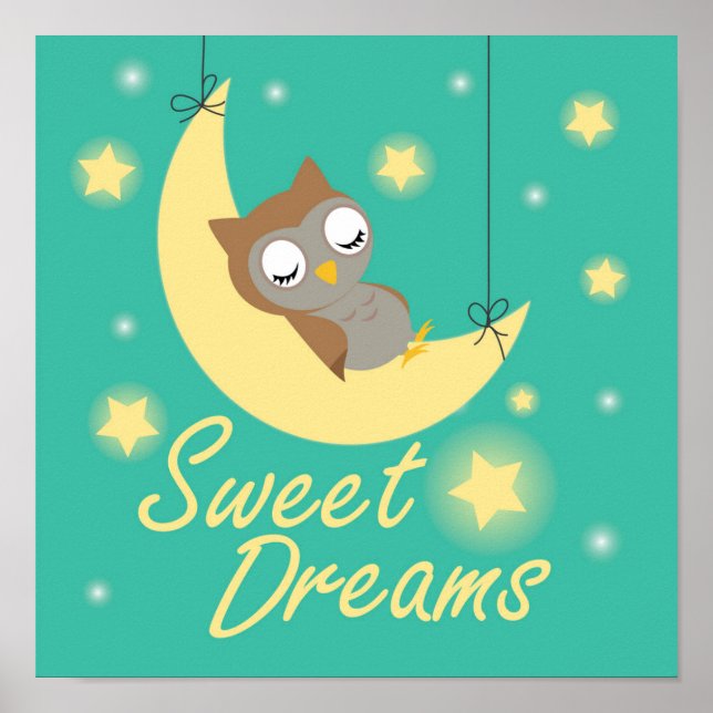 Sweet Dreams wünscht Design. Poster (Vorne)