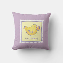 Sweet Dreams Yellow Duck Just Ducky Baby Lavender Kissen