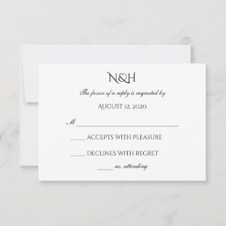 Sweet Elegance RSVP Card