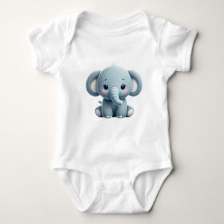 Sweet Elephant Baby Strampler