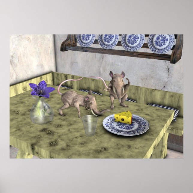 Sweet Elephant Mice Poster (Vorne)