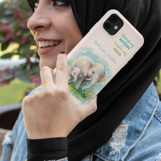 Sweet Elephant Mum & Baby Personalisierte Geschenk