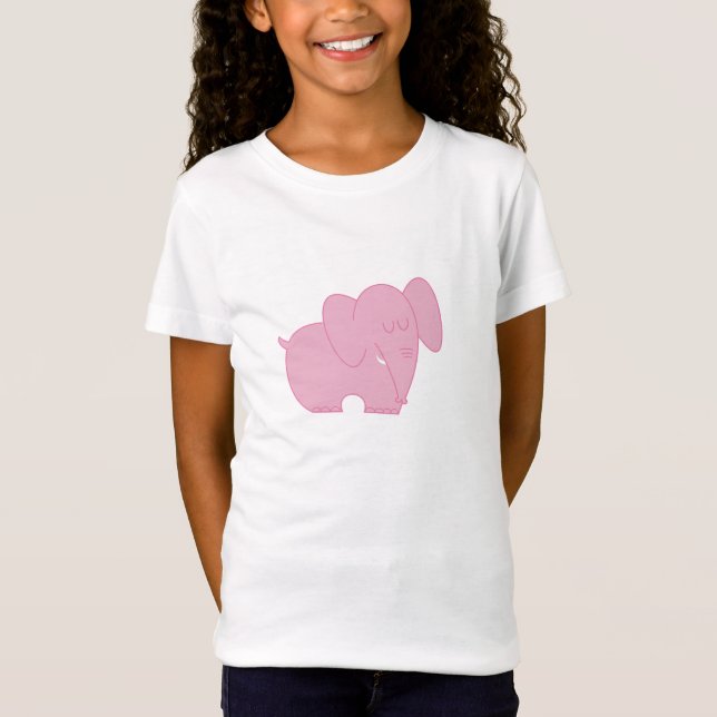 Sweet Elephant (Pink) T-Shirt (Vorderseite)