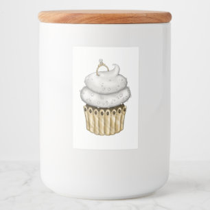 Sweet Engagement Cupcake Lebensmitteletikett
