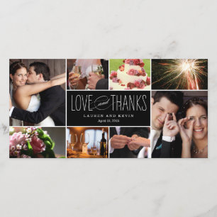 Sweet Erinnerungen Hochzeit danke Ihnen Foto Cards